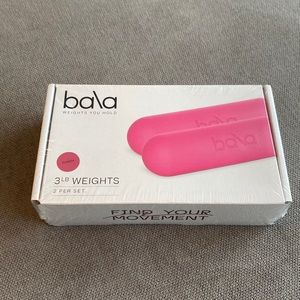 Bala Bars- 3 lb weight set - Pink NWT
